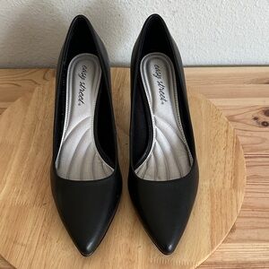 Easy Street Womens Pointe Pointed Toe Stiletto Heel Pumps 9M